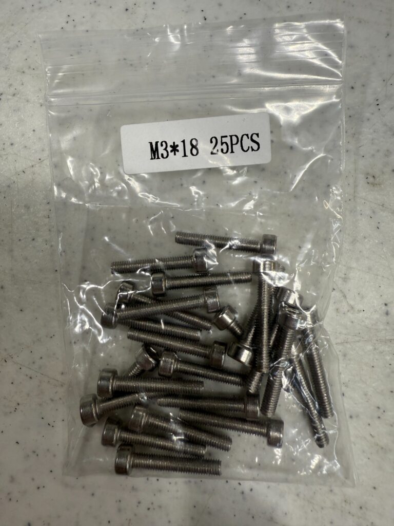 25 Pcs M3x18 Alloy Steel Screw Bolts for RC FPV Helicopter Drone Frame Kit 018