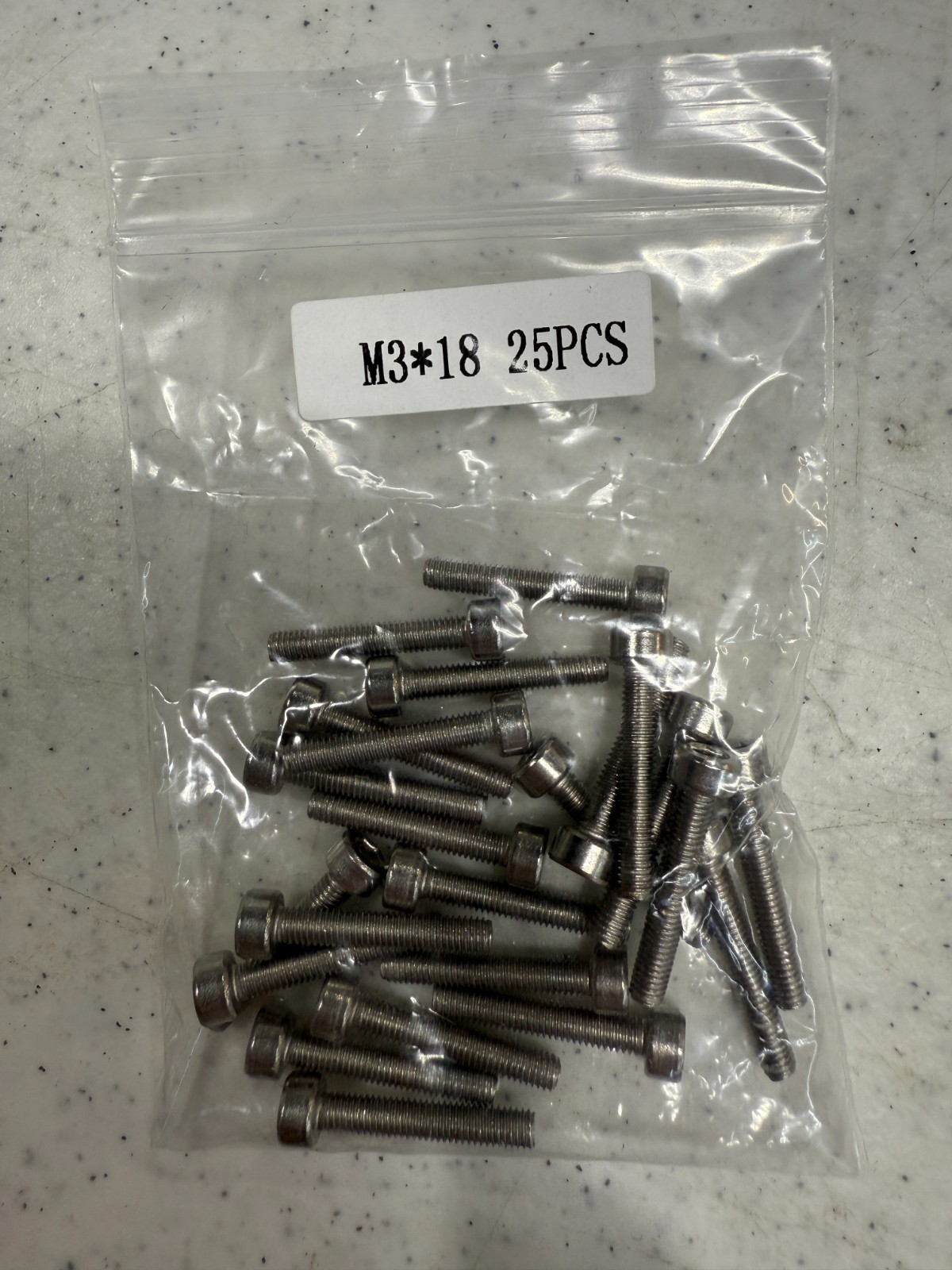 25 Pcs M3x18 Alloy Steel Screw Bolts for RC FPV Helicopter Drone Frame Kit 018