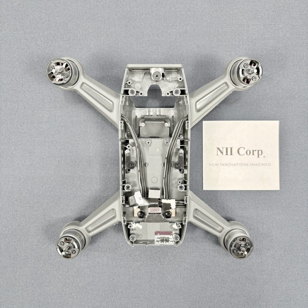 DJI Spark Silver Middle Frame Cover with Motors & ESCs for Drones - 2215