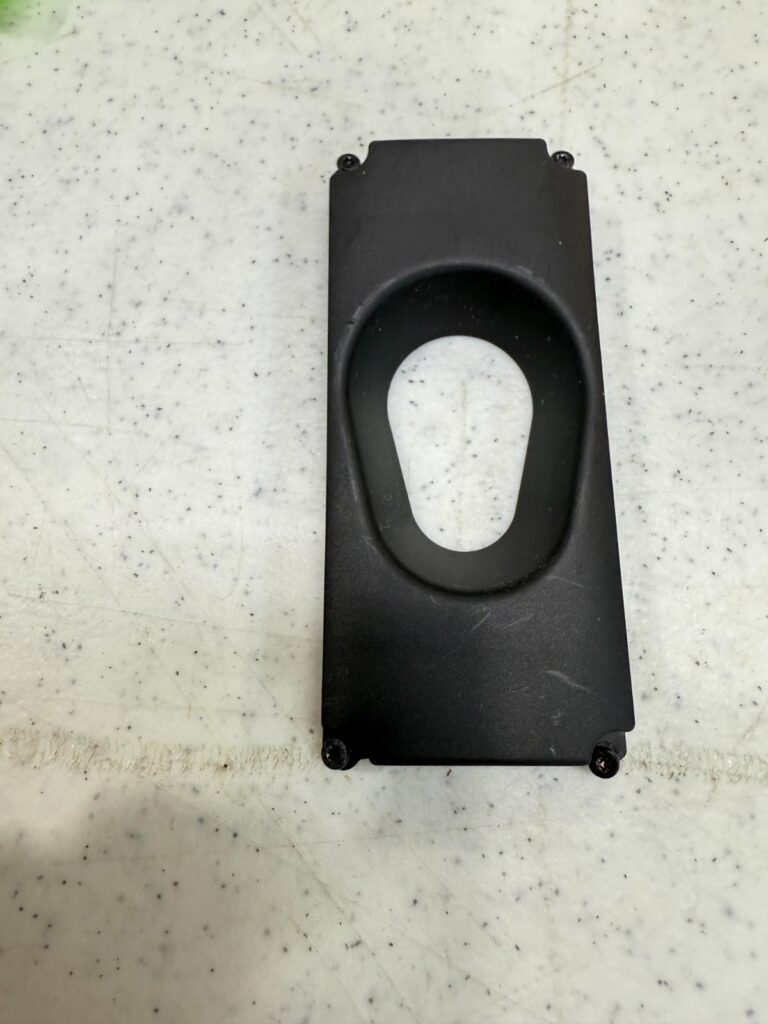 OEM Parrot Bebop Black Plastic Bottom Camera Cover with Screws for Drone 006