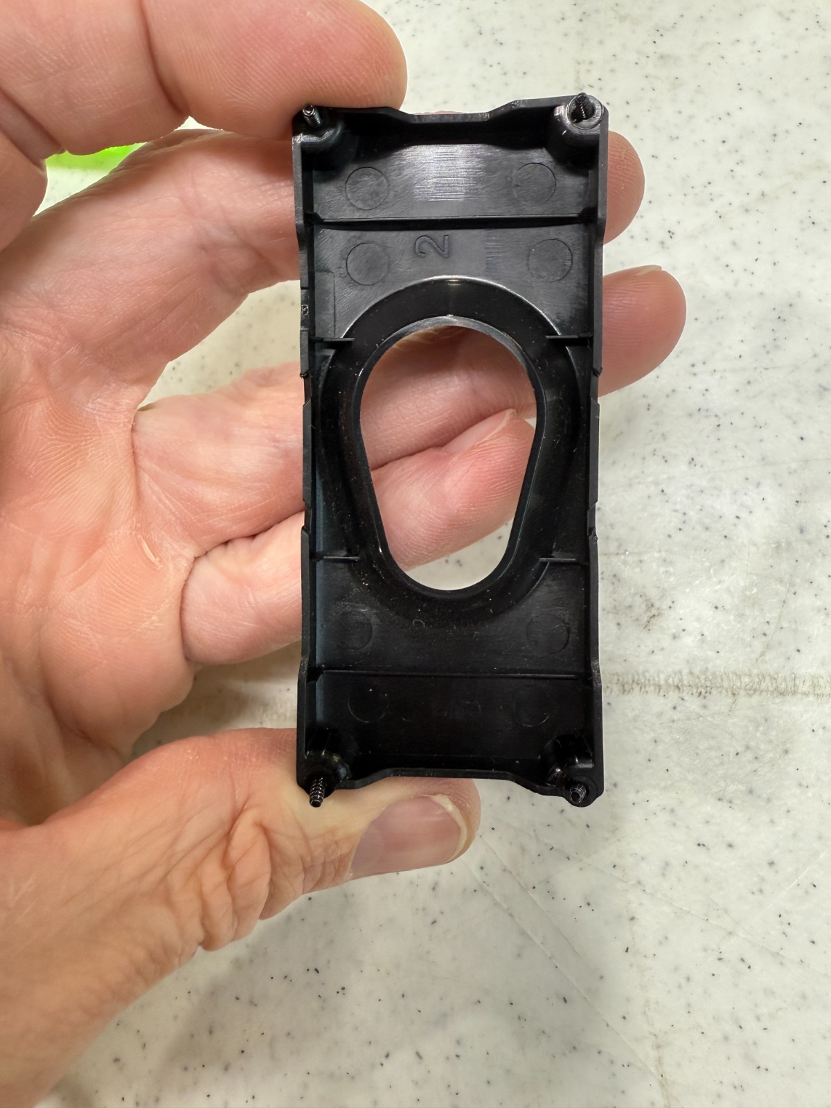OEM Parrot Bebop Black Plastic Bottom Camera Cover with Screws for Drone 006 - Image 2