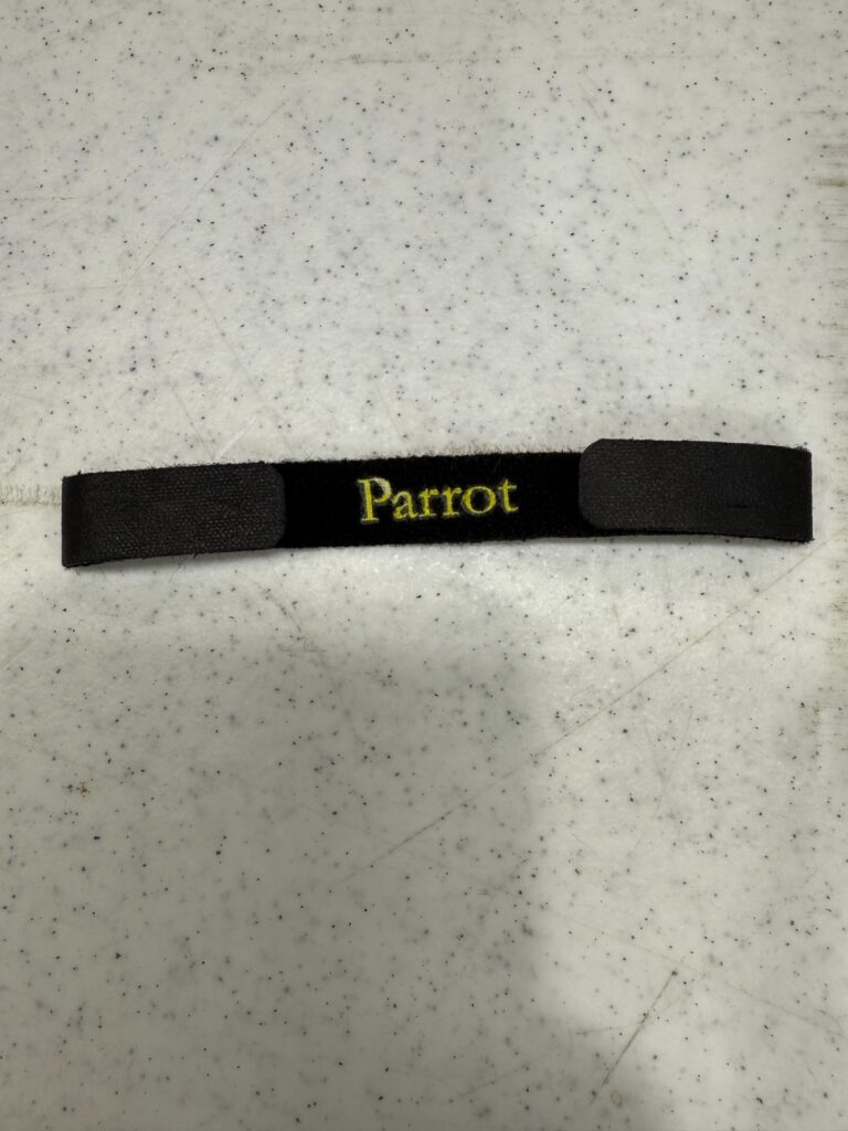 Parrot Bebop 1 Drone Black Yellow Hook & Loop Battery Securing Strap 001