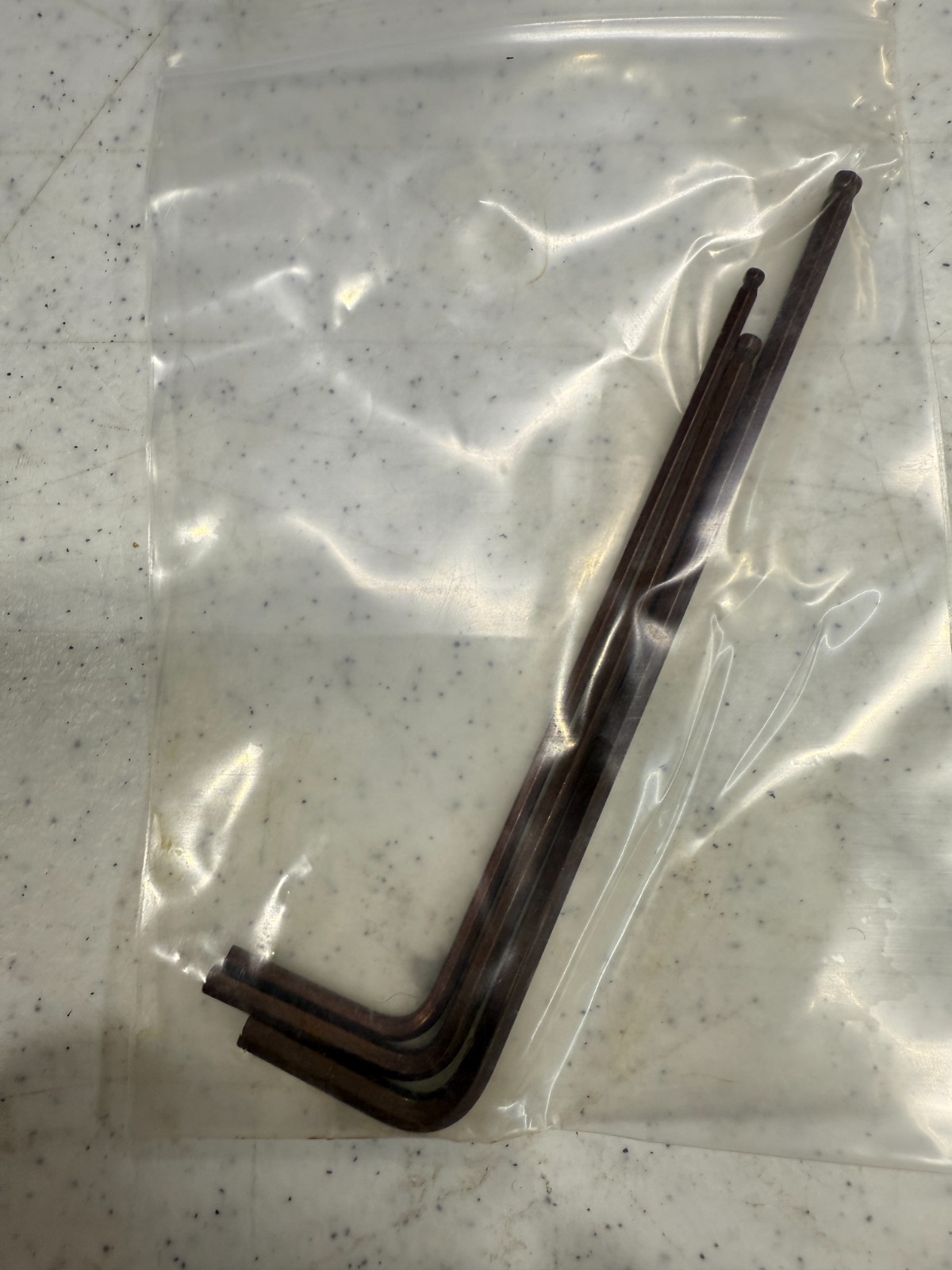L-Shaped Hex Keys Assembly Tools Long Allen Wrench Lot of 3 - 026