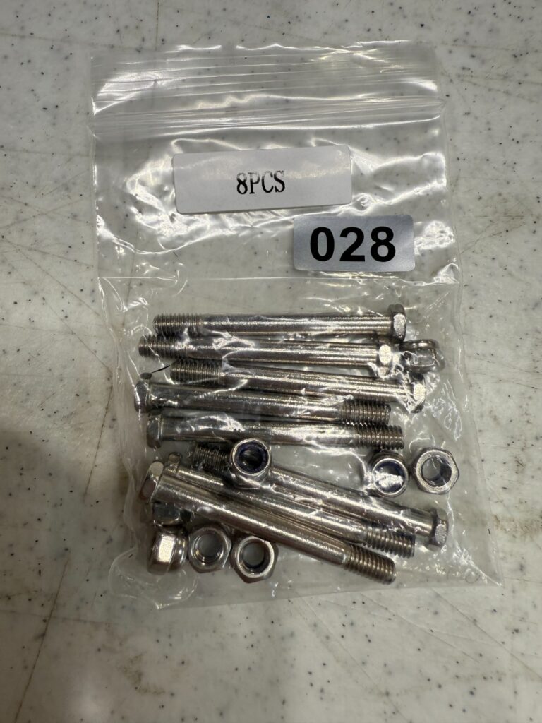 DJI Agras T30 Stainless Steel Silver Hex Bolts & Nuts - 8Pcs 028