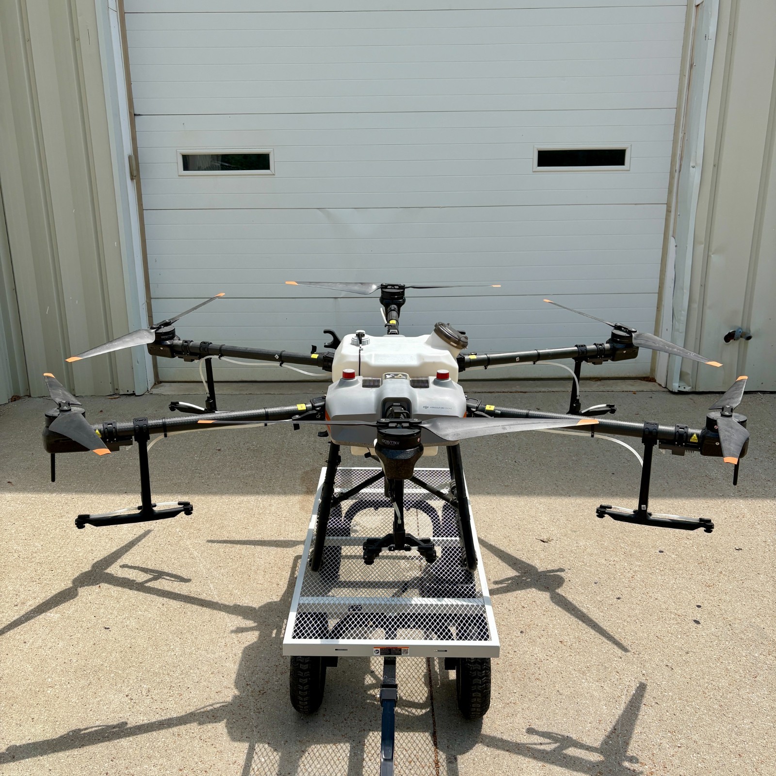 Cover Crop Special! DJI Agras T30 Drone Pkg, Dry Sprdr, 2 Batteries, Charger, RC