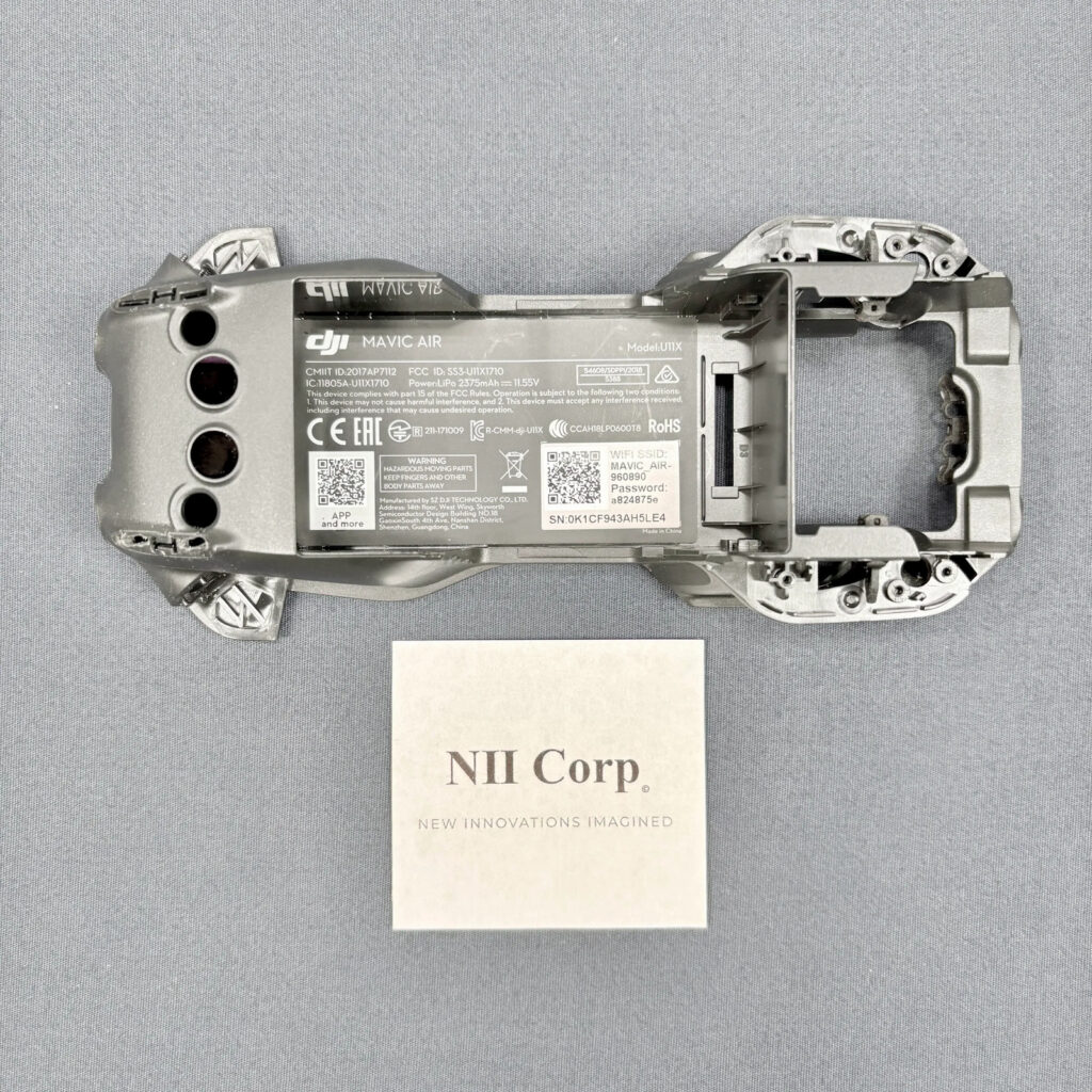 DJI Mavic Air Silver Middle Body Frame Cover for Drone Assembly Repair Part 2240