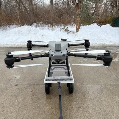 DJI Agras T50 Drone Spray Package (Silver) - Includes: 1 Battery, RC, & More